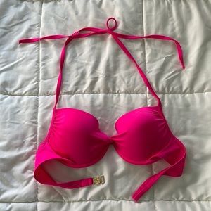 Victoria’s secret hot pink bathing suit top. NEVER WORN!!